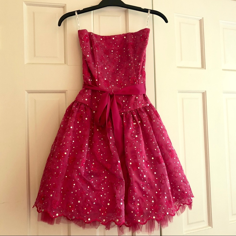 Strapless Jessica McClintock Party Dress